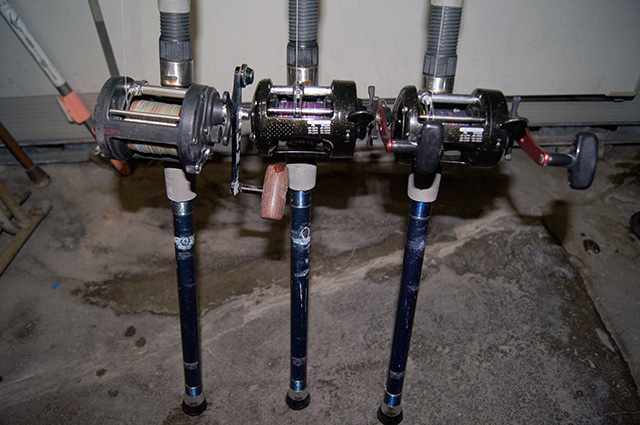 レンタルタックルはご予約時にお申し付けください。