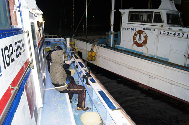 さぁ、出船です