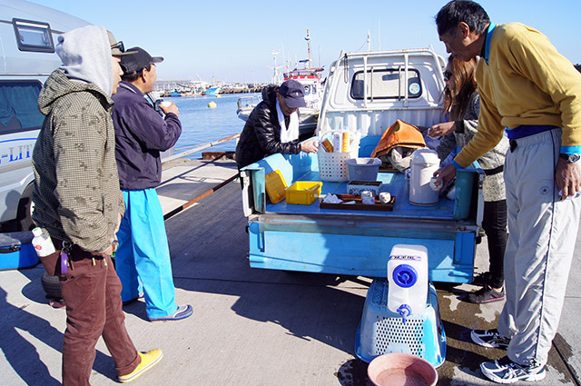 手を洗って、お茶を飲んで解散です。